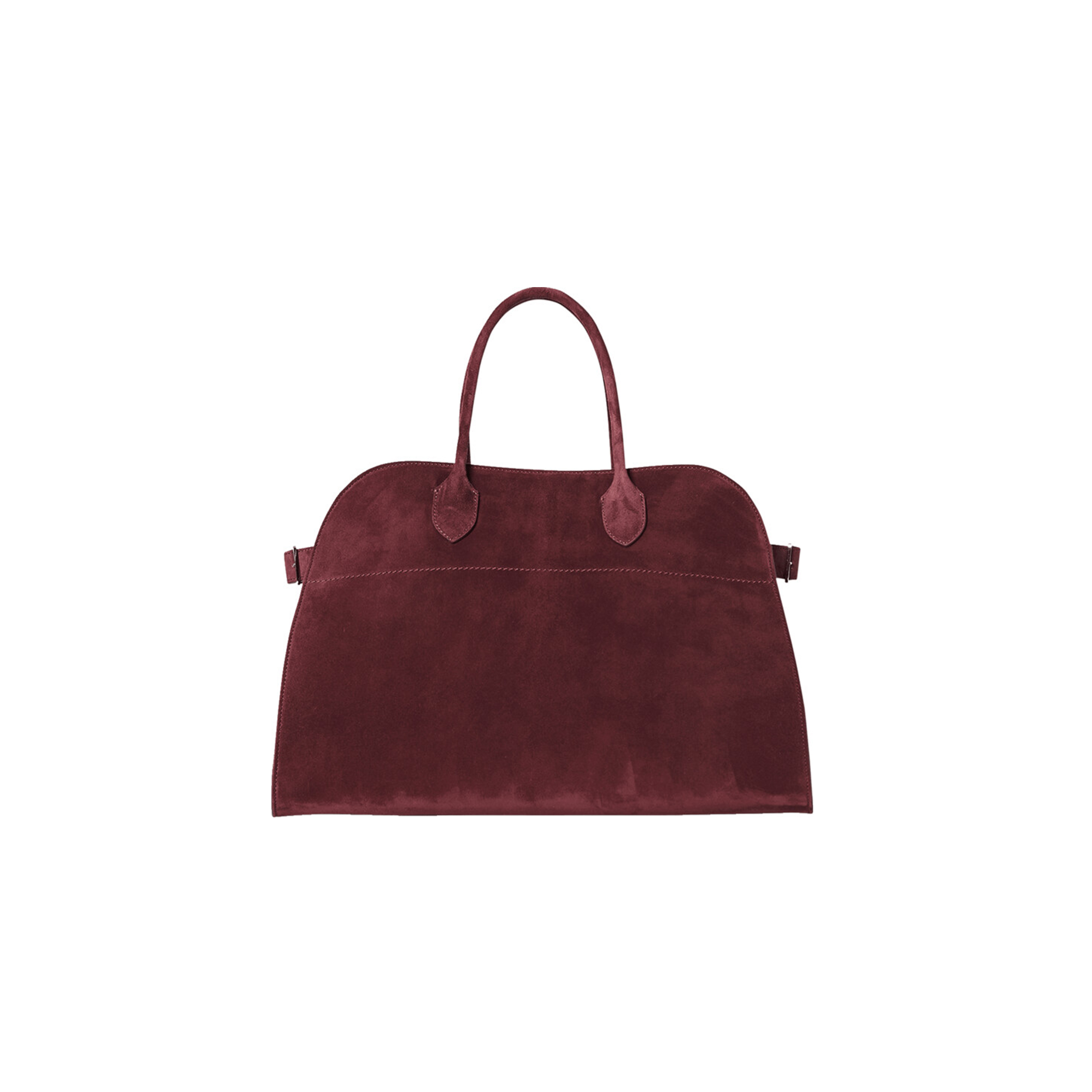 THE ROW  MARGAUX 15 TOP-HANDLE BAG IN SUEDE W1255L25PRTP (38*28*23cm)